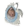 Ramka dziecięca z masy perłowej - niebieska, bocian 473-3346